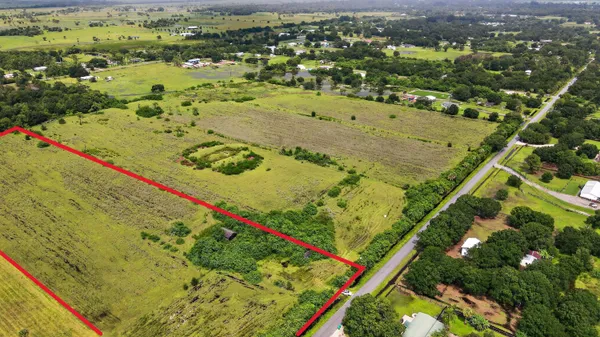 an aerial view of swimming pool