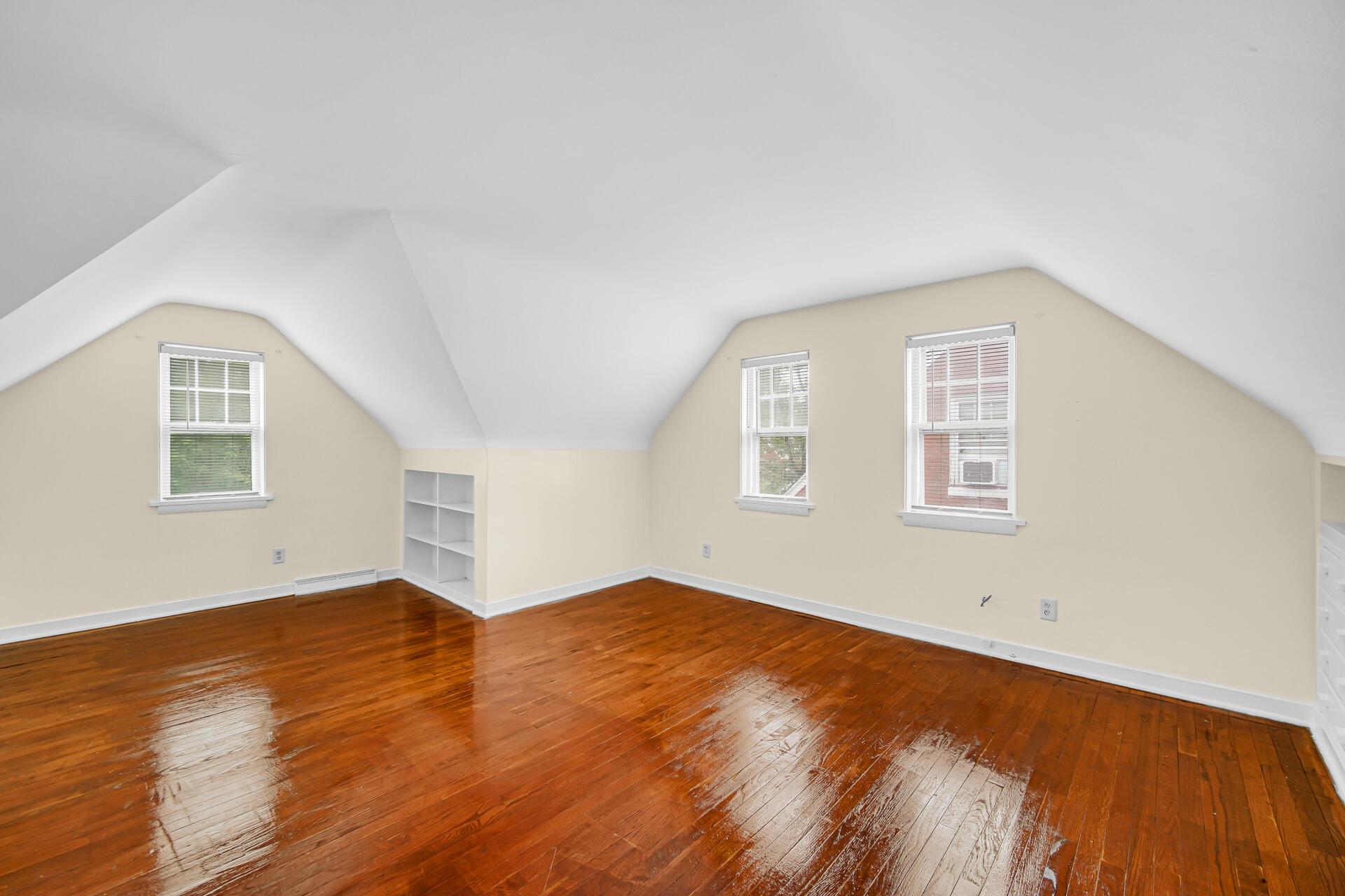 4641 Delaware Street Gary, IN 46409 - Photo 6 of 22 a view of empty room with wooden floor and fan