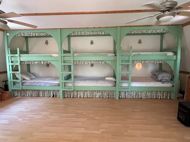 a outdoor space with a couch