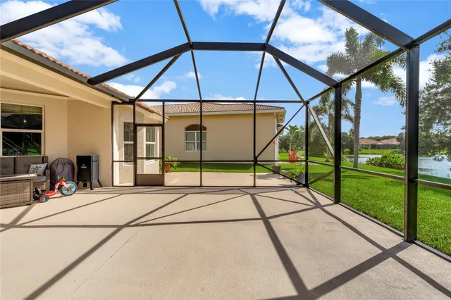 a view of an outdoor space with seating