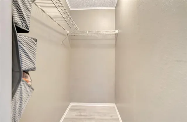 a view of walk in closet