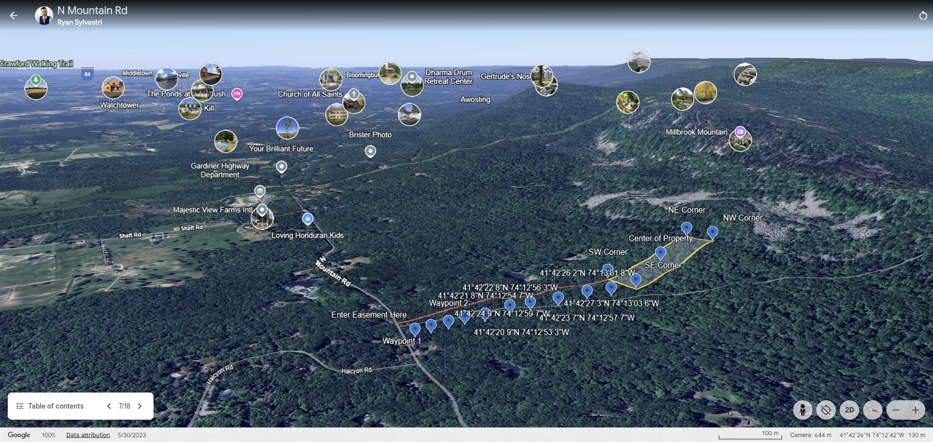 North Mountain Road Gardiner, NY 00000 - Photo 8 of 26 Aerial map of property and surrounding area