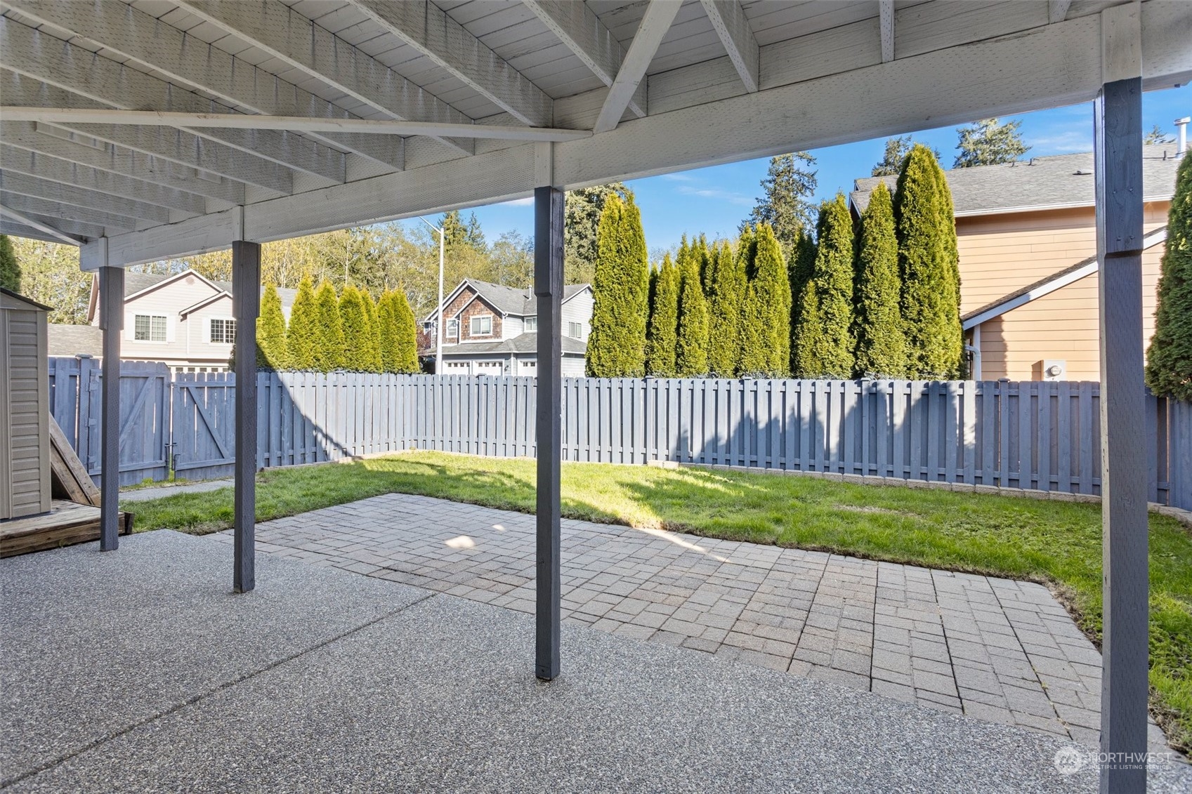 15317 Sunset Road Bothell, WA 98012 - Photo 22 of 24 a view of backyard with green space