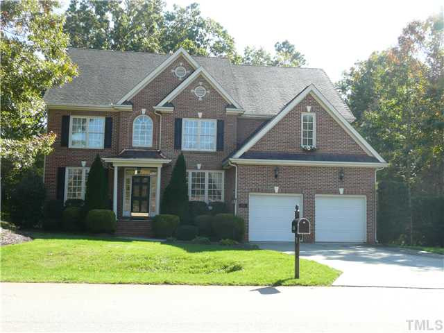 5224 Indigo Moon Way Raleigh, NC 27613 - Photo 1 of 25 Wonderful custom built home features brick front and Hardiplank, fiber cement siding. Freshly planted grass and beautiful landscaping creates a welcoming front yard. Exterior Front