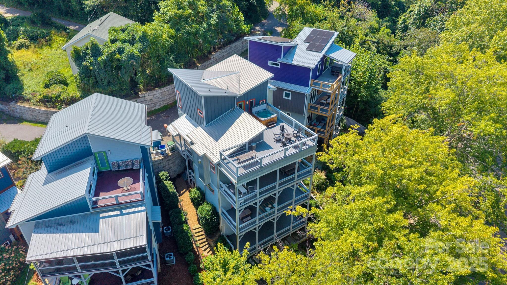 8 Birdhouse Row Asheville, NC 28801 - Photo 2 of 46 front view of a house with a yard