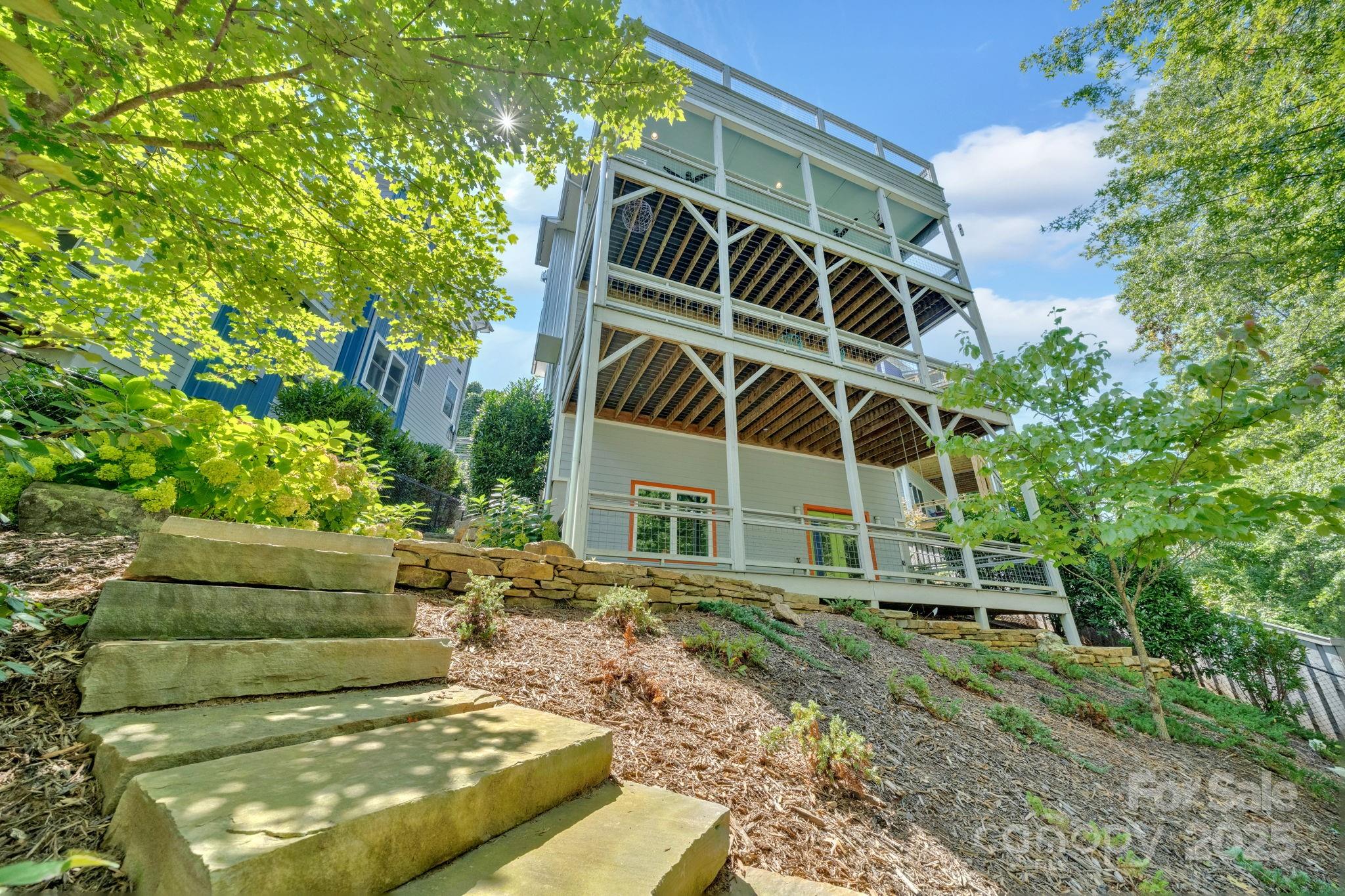 8 Birdhouse Row Asheville, NC 28801 - Photo 7 of 46 front view of a house with a yard