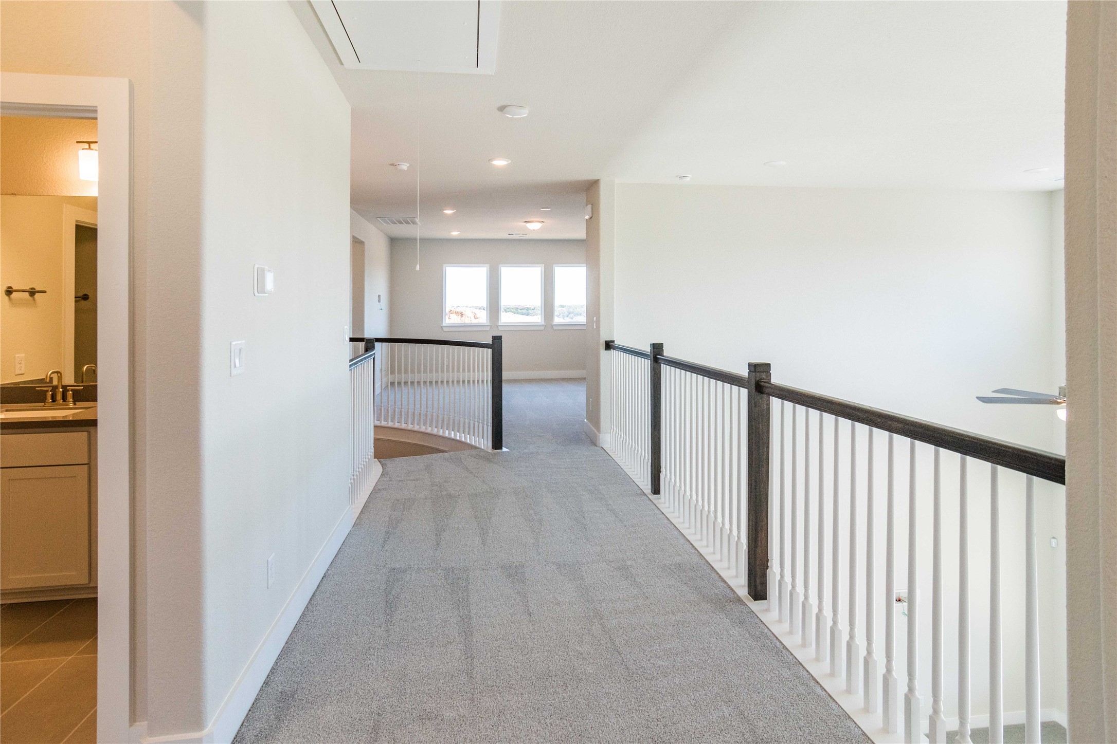 1252 Lavender Way Georgetown, TX 78628 - Photo 13 of 23 a view of a hallway with a window