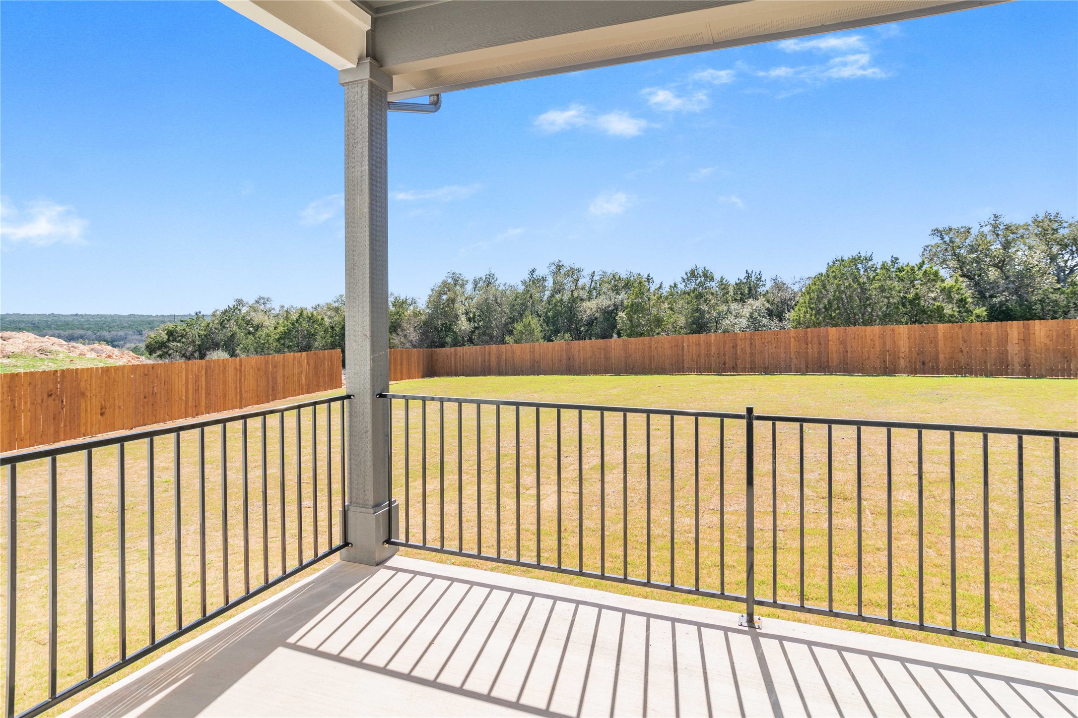 1252 Lavender Way Georgetown, TX 78628 - Photo 19 of 23 a view of balcony with outdoor space