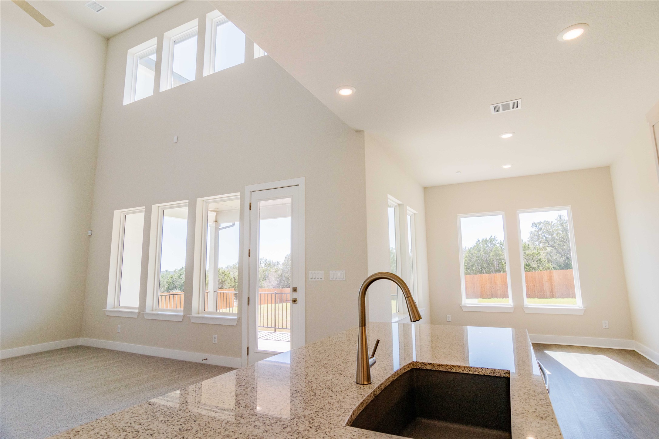 1252 Lavender Way Georgetown, TX 78628 - Photo 23 of 23 a view of a large window in a kitchen