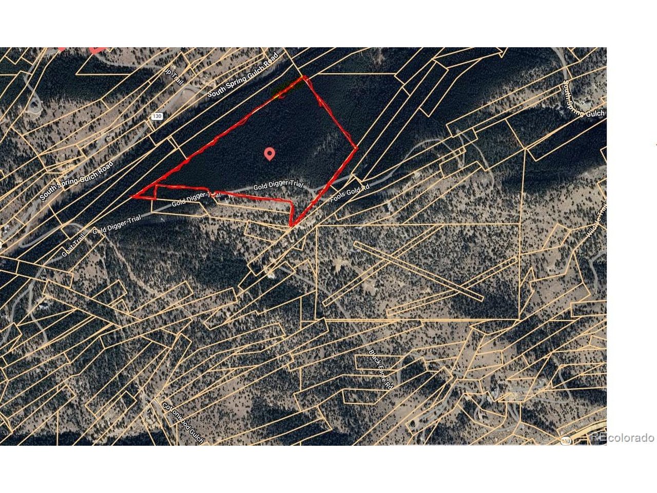 Fools Gold Road Idaho Springs, CO 80452 - Photo 8 of 15 a black and white photo of a green field