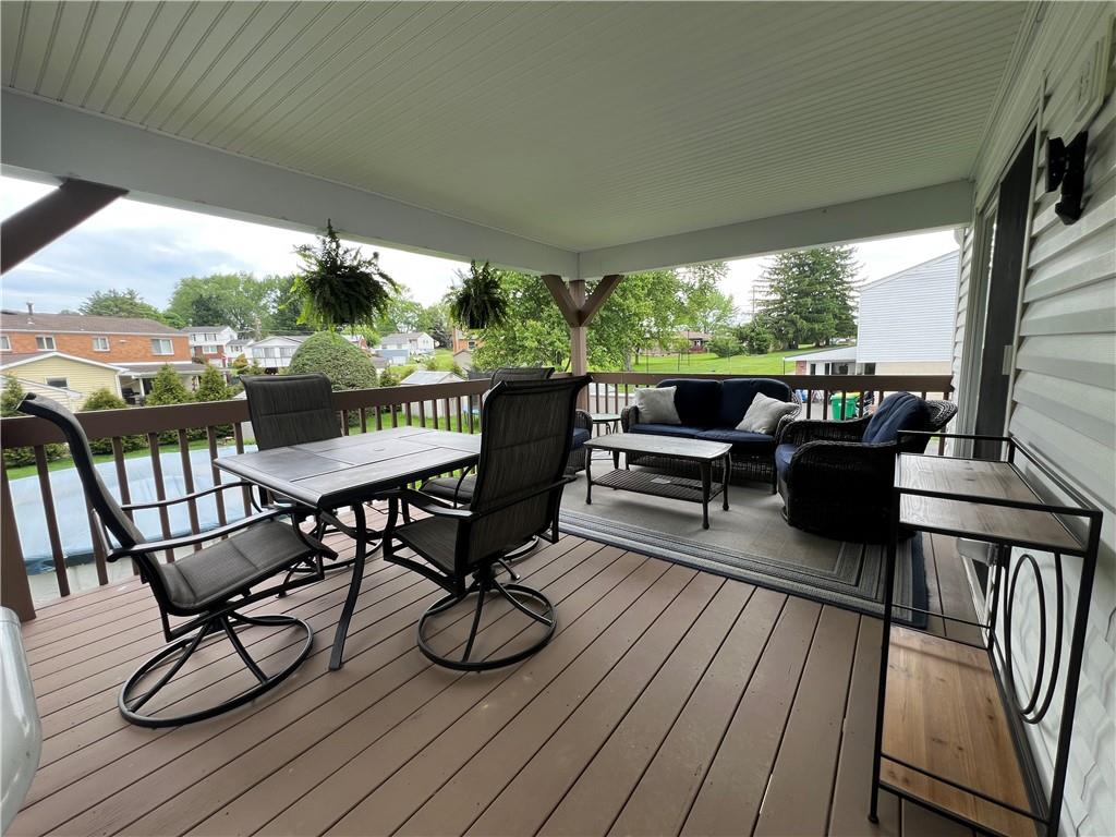 110 David Drive Butler, PA 16001 - Photo 28 of 37 Covered Deck