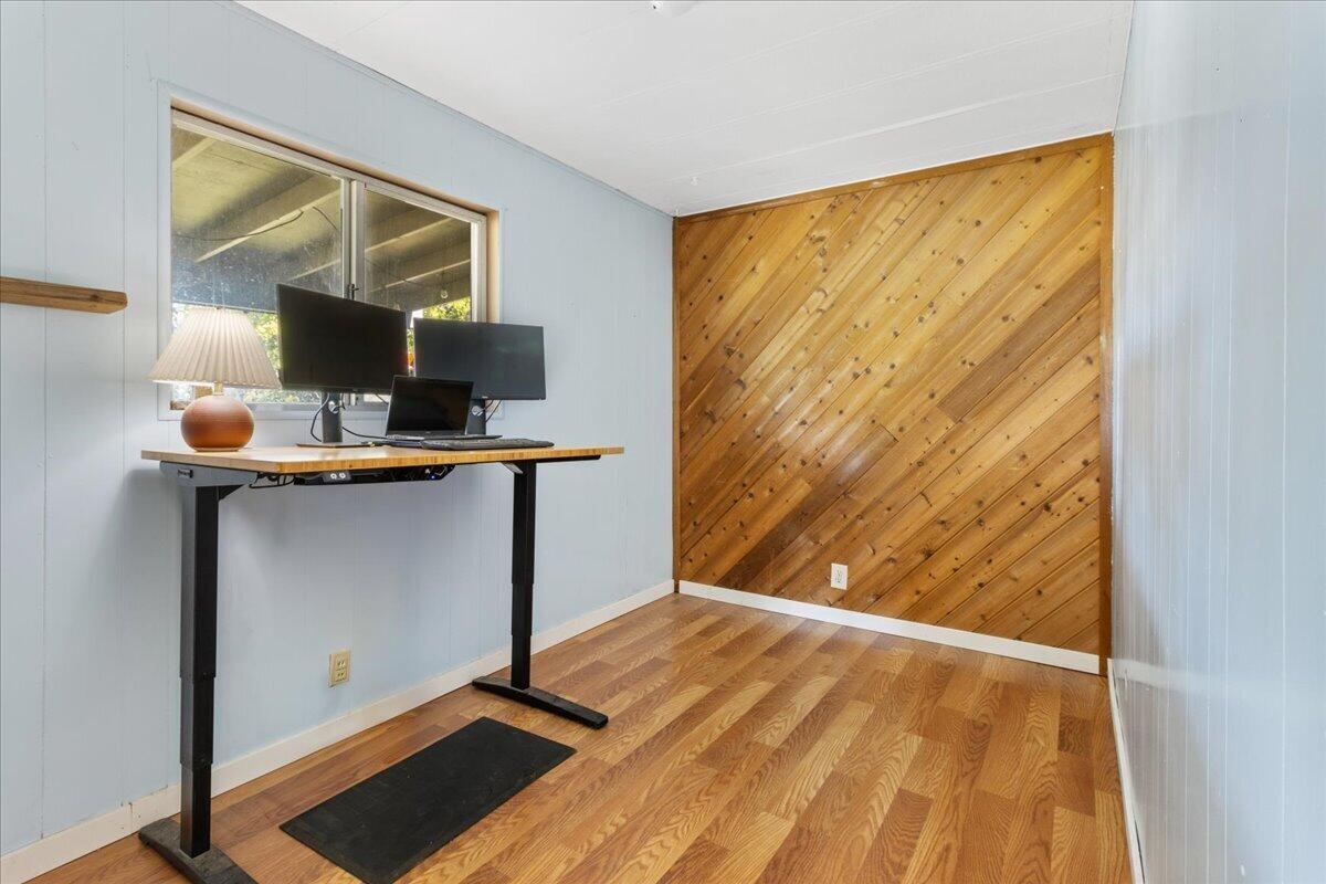16455 Ridge Road Red Bluff, CA 96080 - Photo 18 of 56 a view of workspace with wooden floor windows