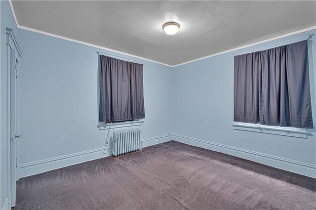 an empty room with window
