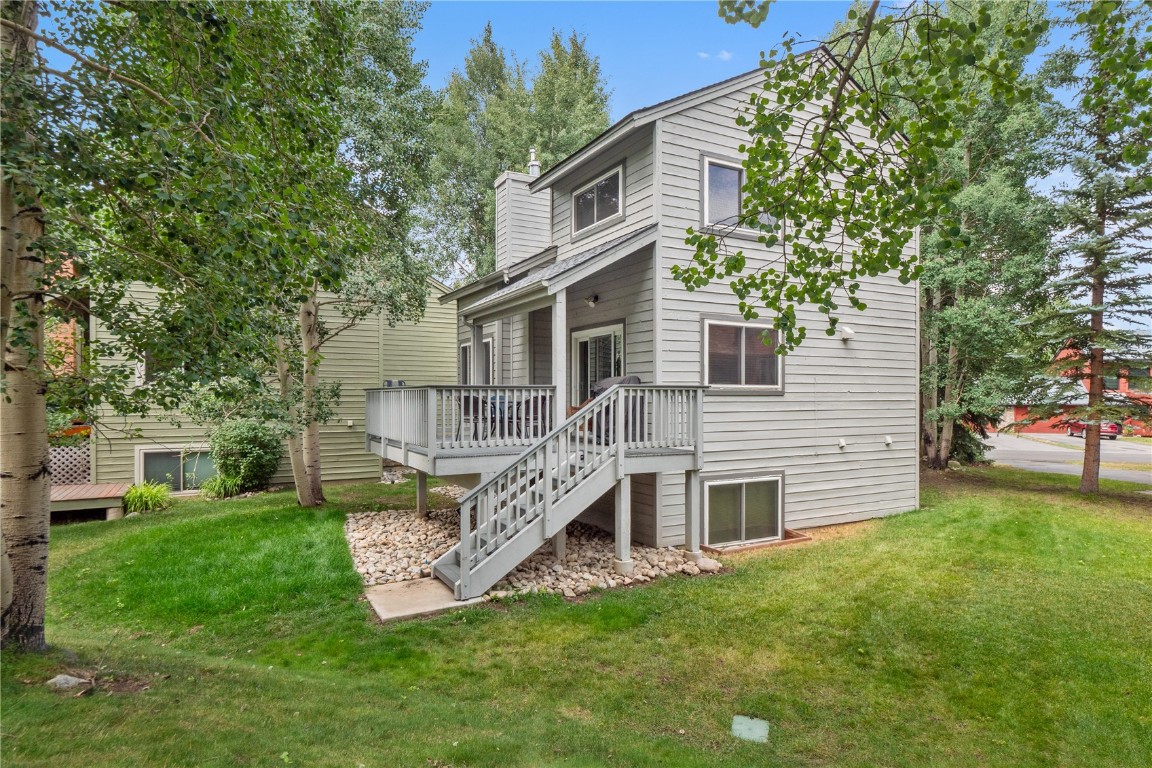 723 Hunters Circle Frisco, CO 80443 - Photo 26 of 32 a view of a house with a yard and sitting area