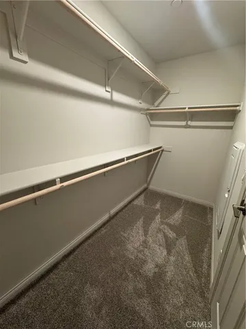a close view of closet