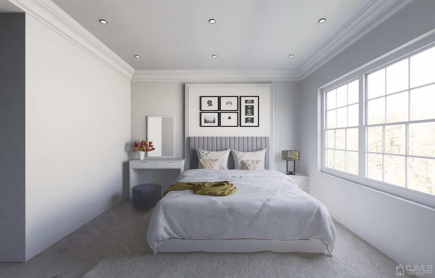 753 Myrtle Road North Brunswick, NJ 08902 - Photo 17 of 20 a bedroom with a bed and a window