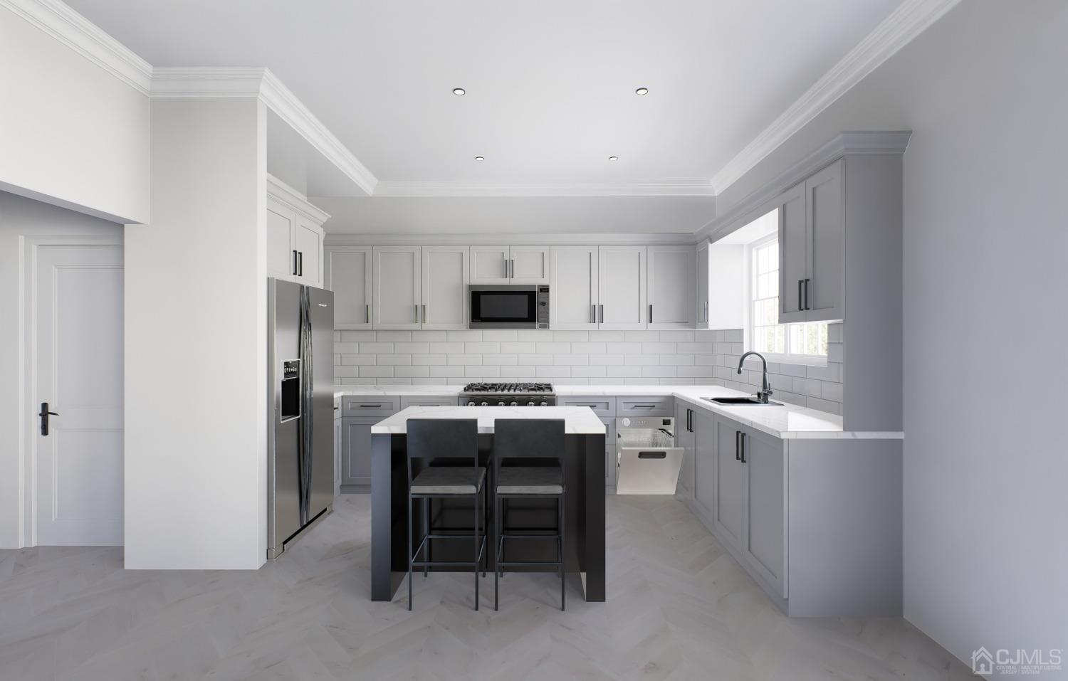 753 Myrtle Road North Brunswick, NJ 08902 - Photo 8 of 20 a kitchen that has a lot of cabinets in it and appliances