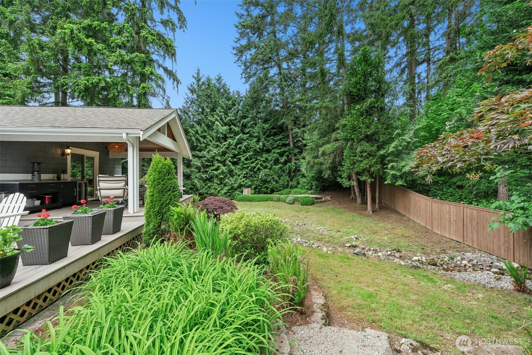 23307 49th Avenue Southeast Bothell, WA 98021 - Photo 28 of 37 a view of backyard of house with green space