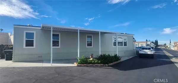 a view of a house with a patio