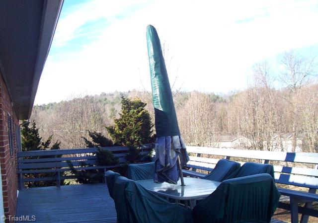 View from deck