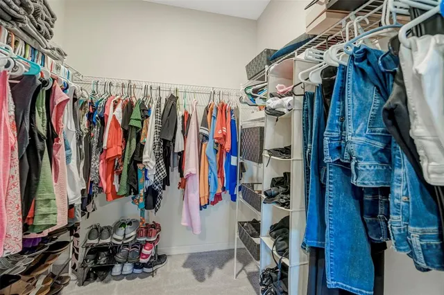 a view of walk in closet