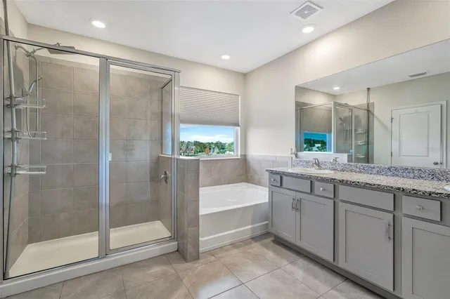 a view of an ocean with city