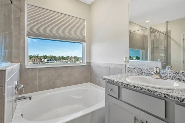 a view of an ocean and beach