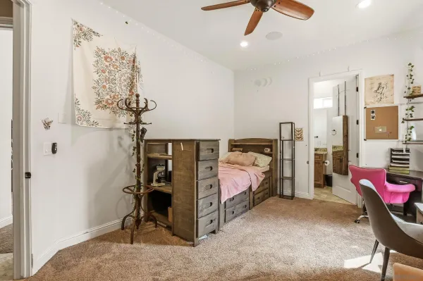 a view of city and mountain