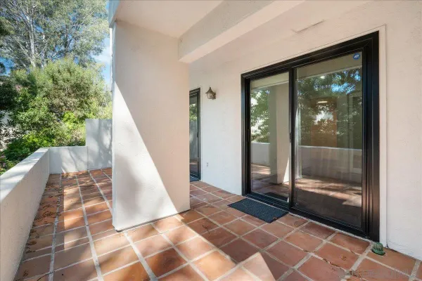 a view of front door