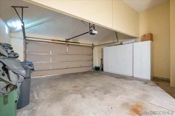 a view of a room with storage and utility