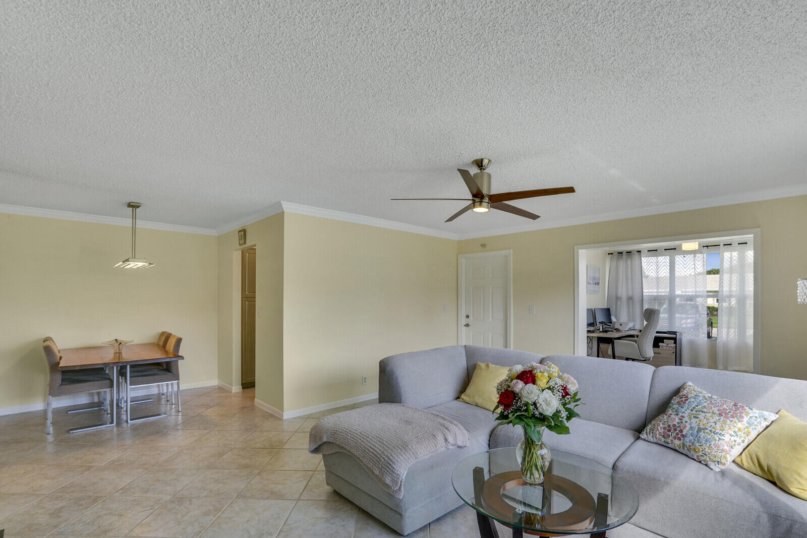 202 West High Point Terrace, Unit A Delray Beach, FL 33445 - Photo 7 of 55 a living room with furniture and wooden floor