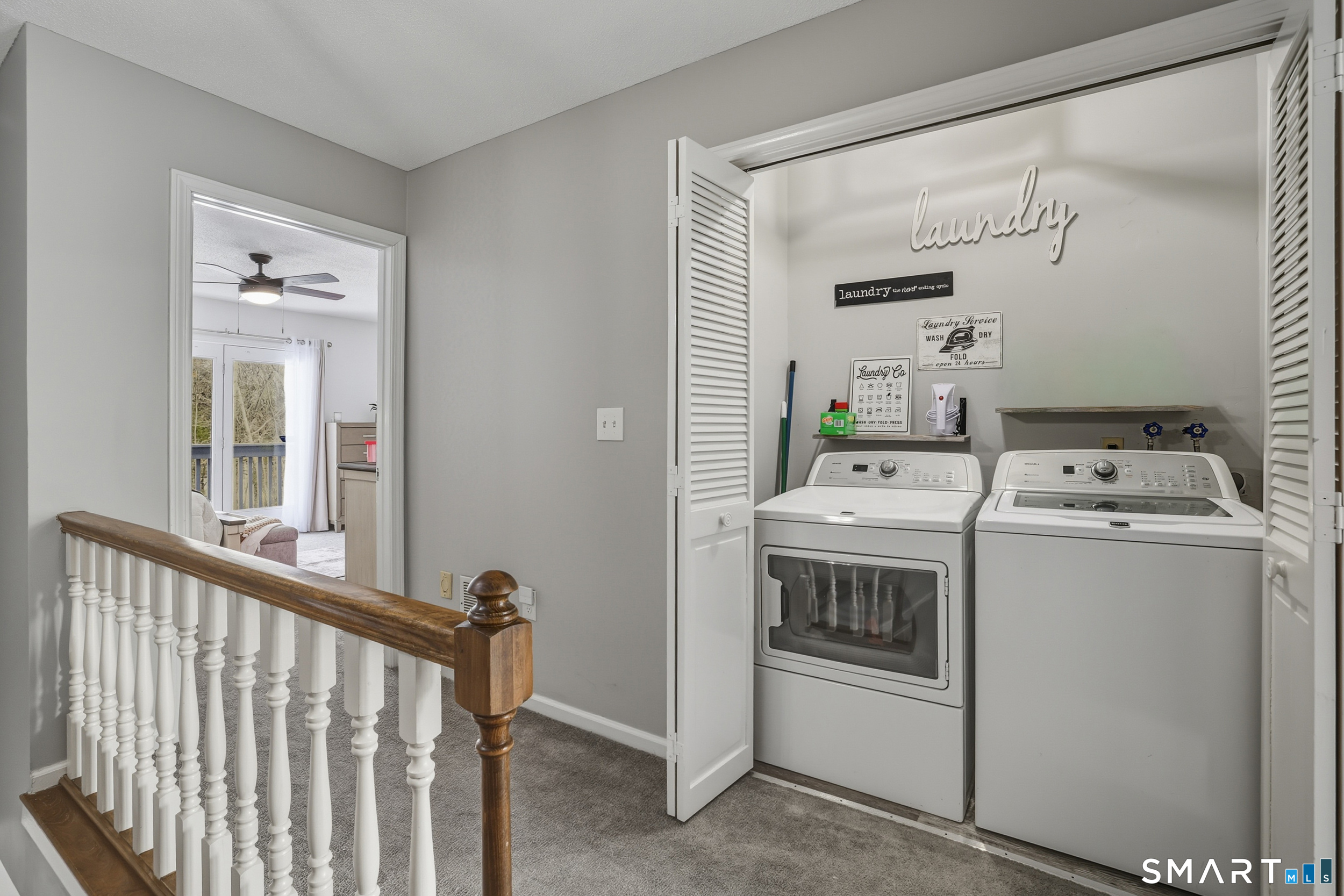 20 Wolf Hill Road, Unit 1A Wolcott, CT 06716 - Photo 26 of 36 Upper level laundry closet - very convenient