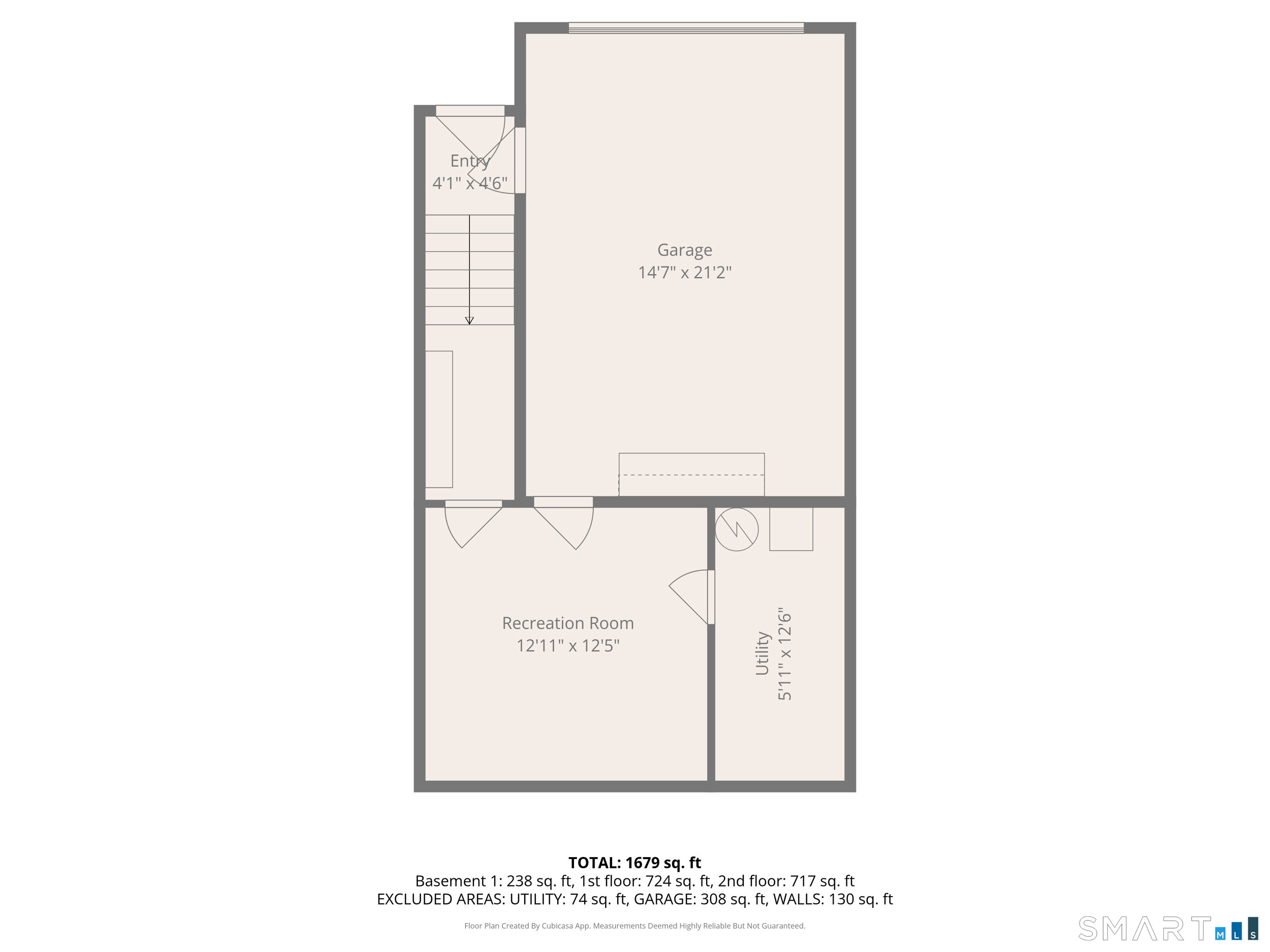 20 Wolf Hill Road, Unit 1A Wolcott, CT 06716 - Photo 33 of 36 Floor plan lower level