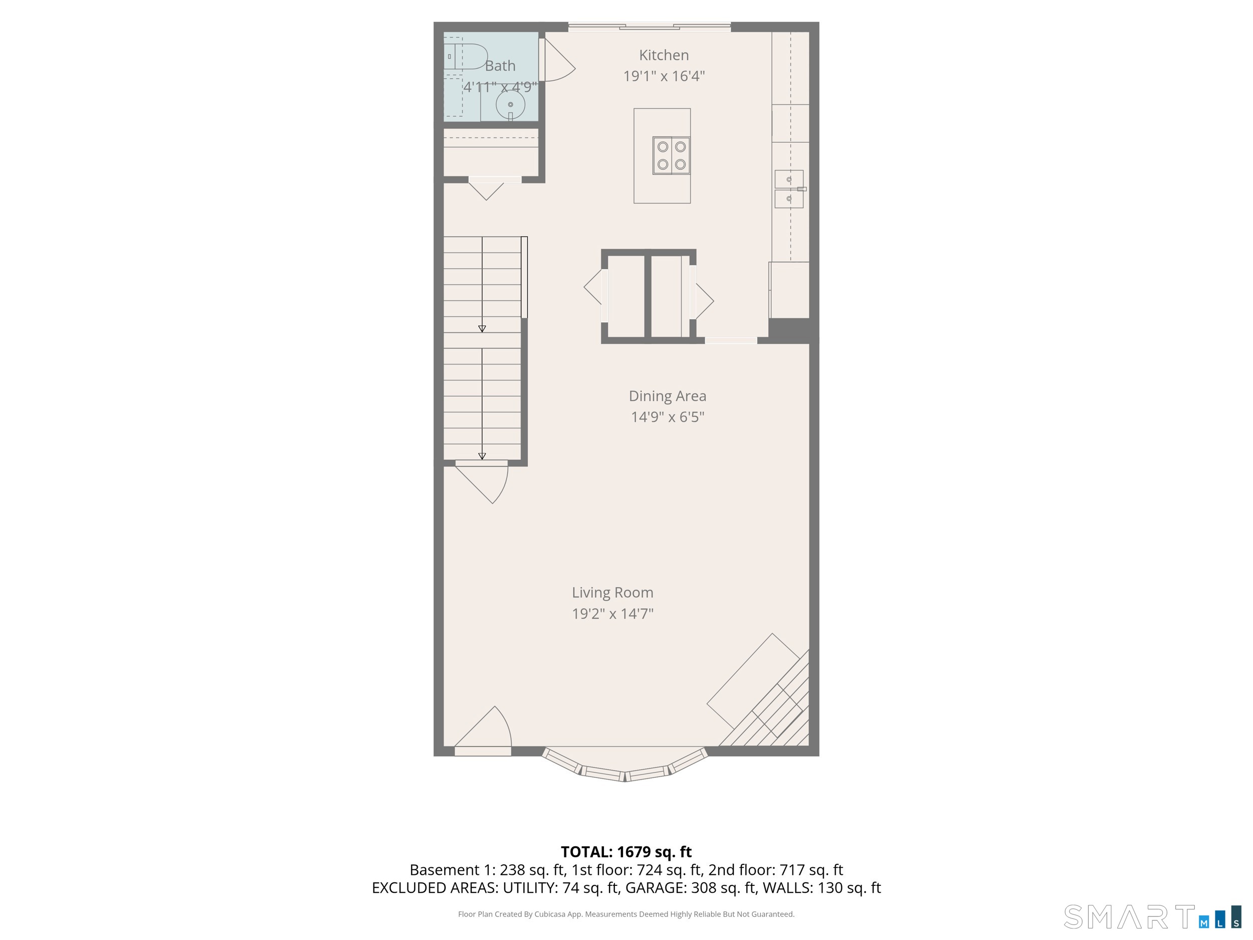 20 Wolf Hill Road, Unit 1A Wolcott, CT 06716 - Photo 34 of 36 Floor plan first floor