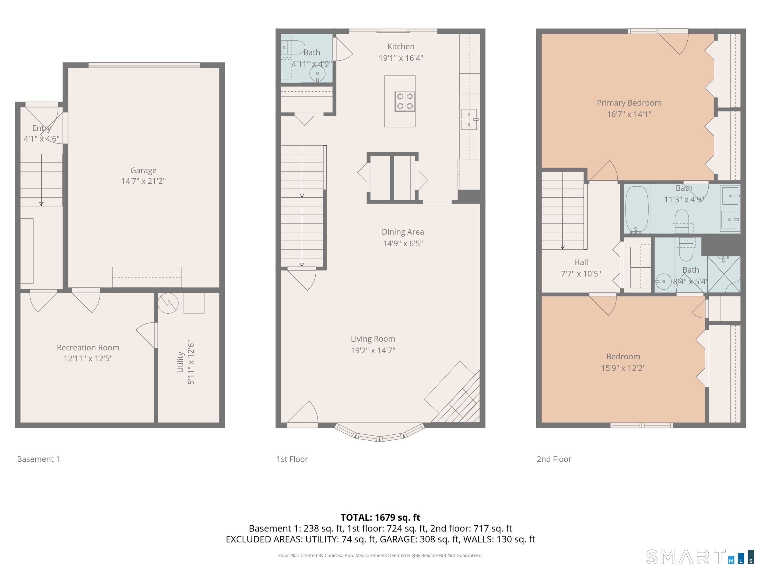 20 Wolf Hill Road, Unit 1A Wolcott, CT 06716 - Photo 36 of 36 Floor plans - all levels