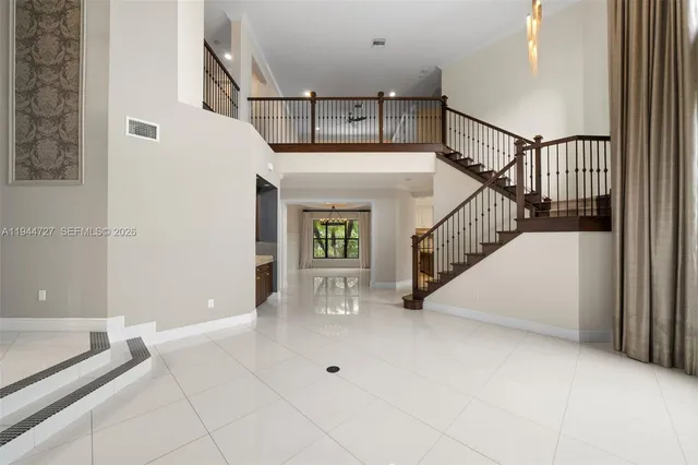 a view of front door with couch