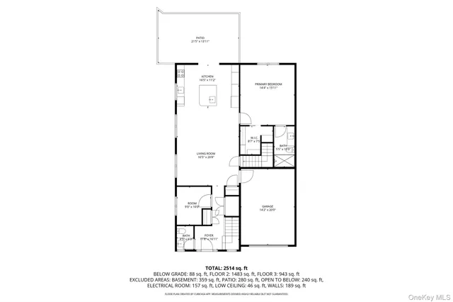 a picture of a floor plan