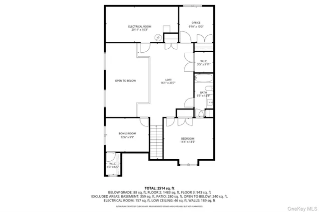 a picture of a floor plan