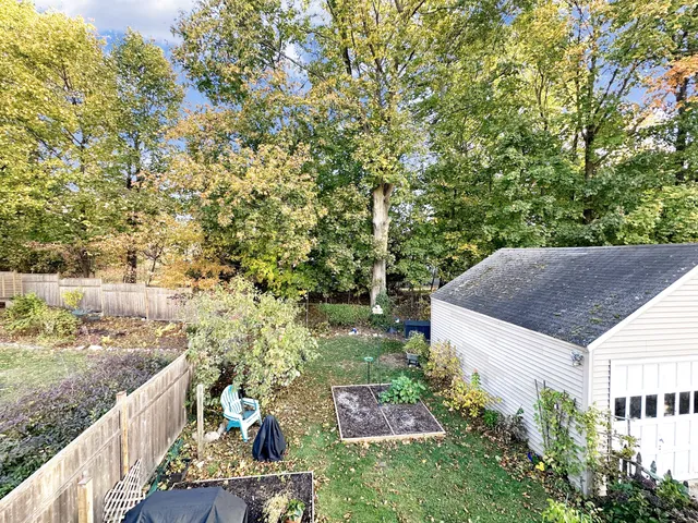 a view of outdoor space and garden