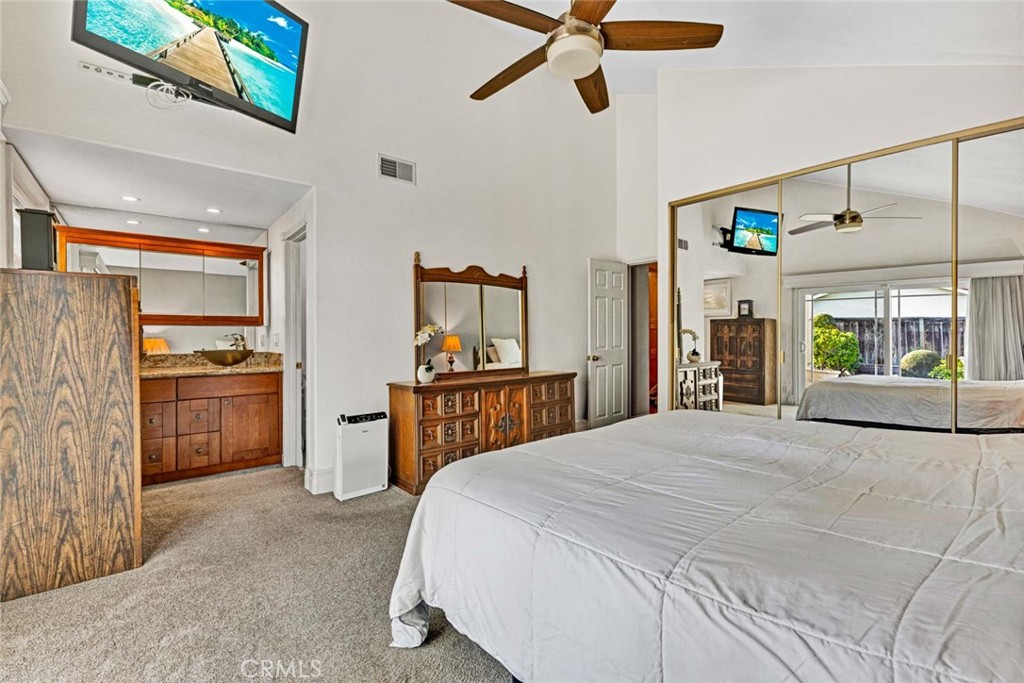 14682 Emerywood Road Tustin, CA 92780 - Photo 17 of 32 Primary bedroom with private access to backyard