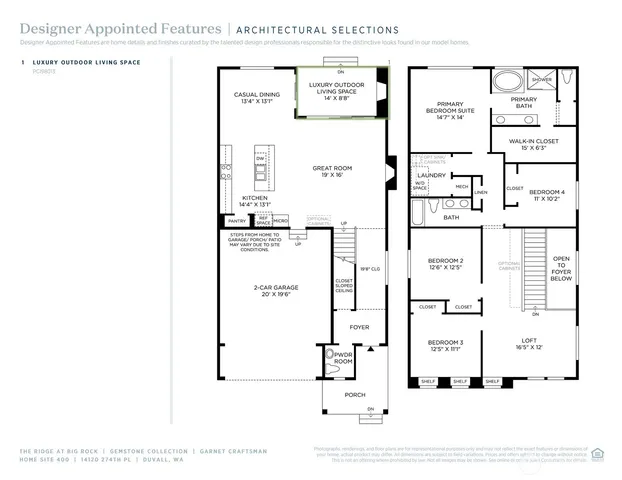$1,237,000 | 14120 Site 400 274th (site 400) Place Northeast, Duvall, WA 98019