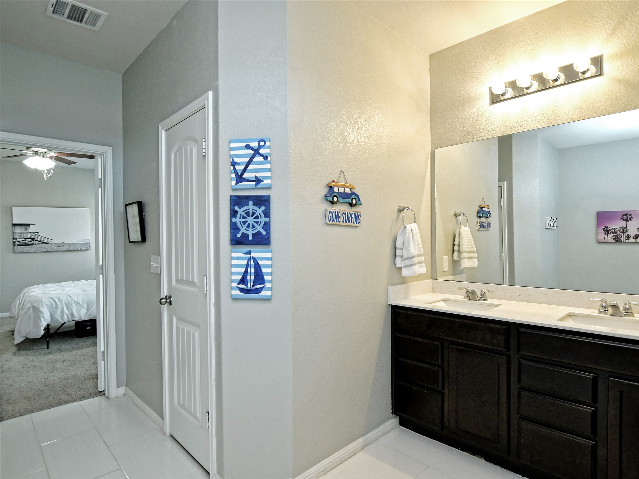 4317 Buffalo Ford Road Georgetown, TX 78628 - Photo 16 of 37 Primary Bathroom- Double Vanity