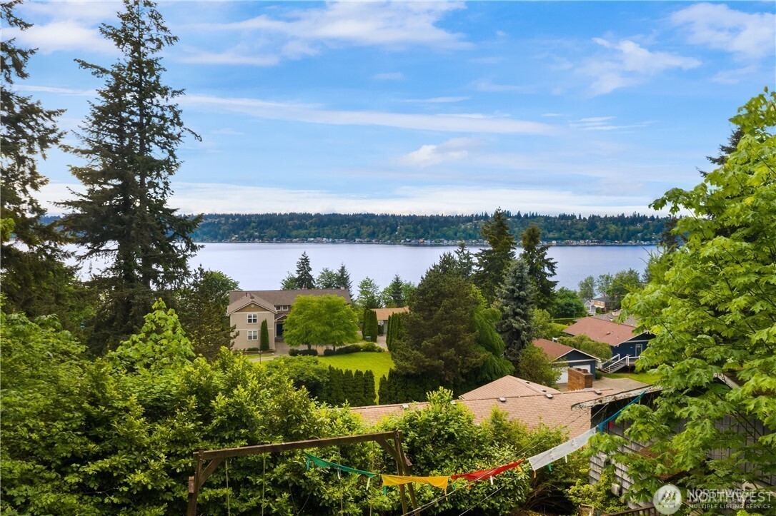 332 Louis Thompson Road Northeast Sammamish, WA 98074 - Photo 6 of 8 a view of a lake with plants and lake view