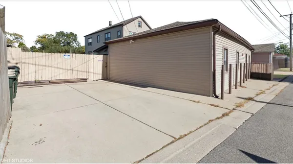a backyard of a house