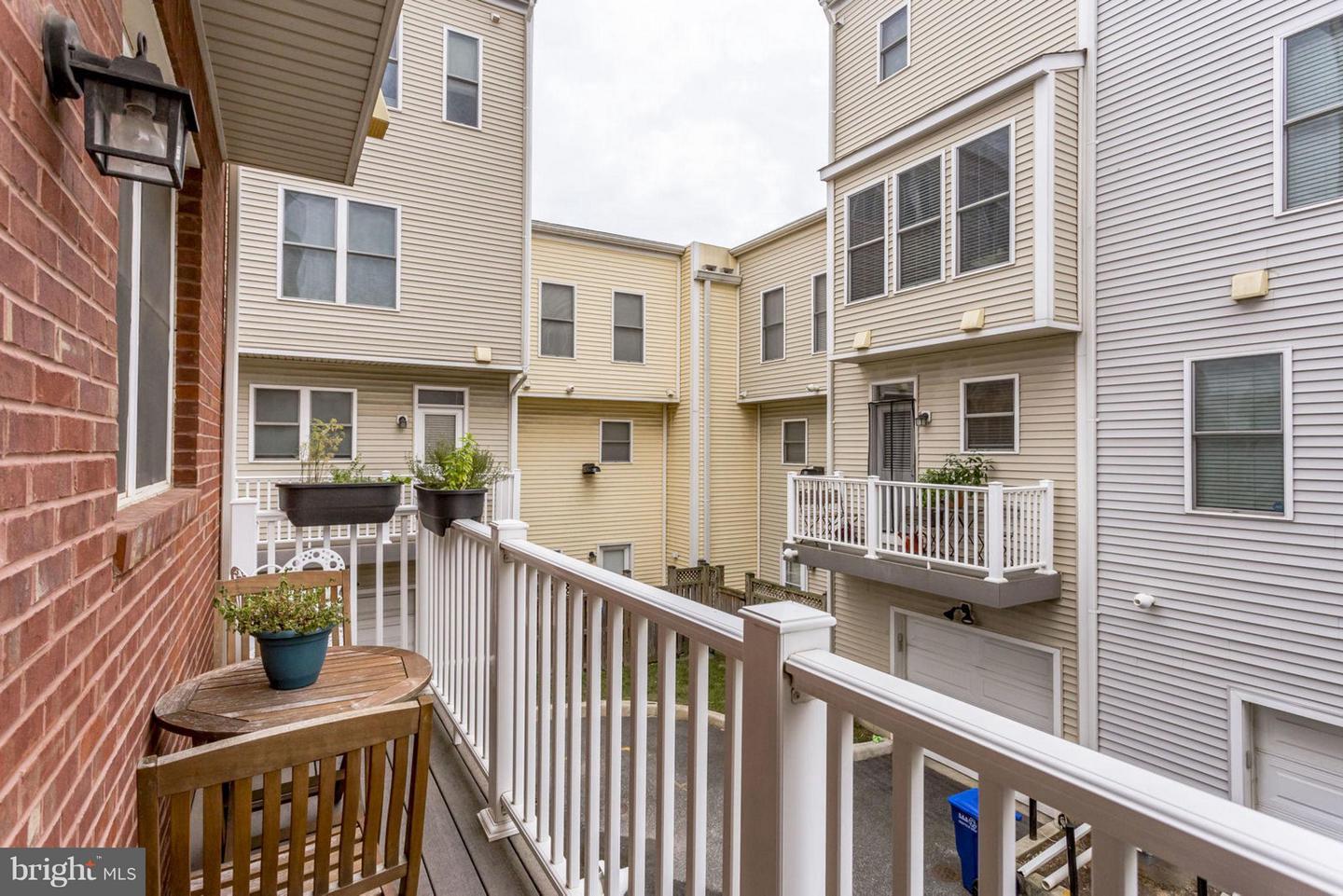 419 K Street Southeast Washington, DC 20003 - Photo 11 of 27 BALCONY OFF THE KITCHEN