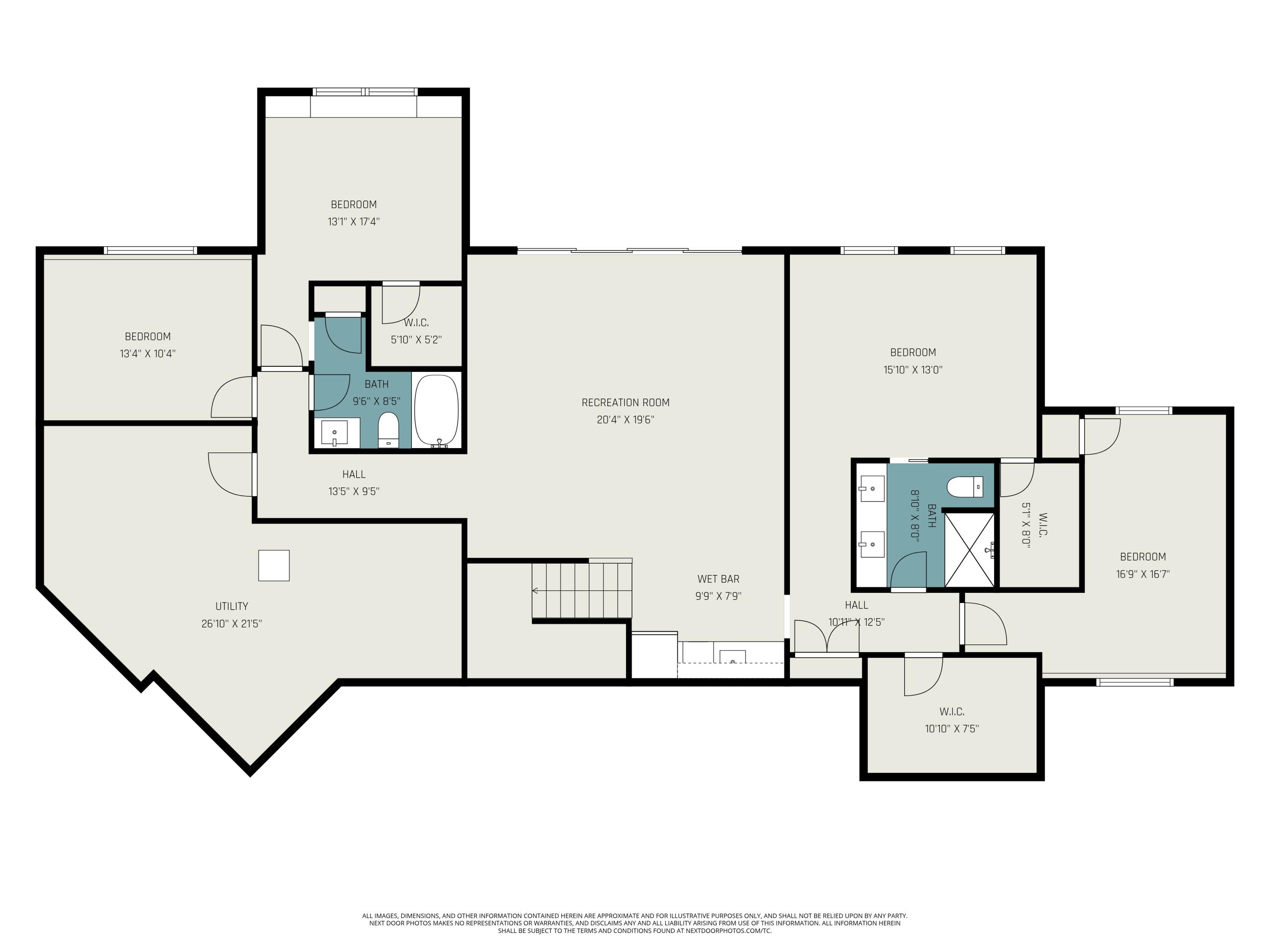 6238 North Rdg Court Middleville, MI 49333 - Photo 27 of 57 lower level layout