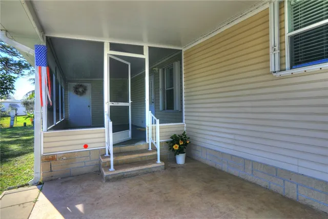 a house with porch and garden