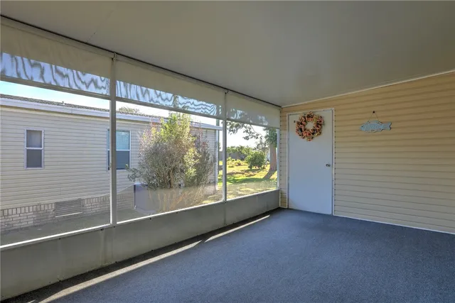 a view of a room with window