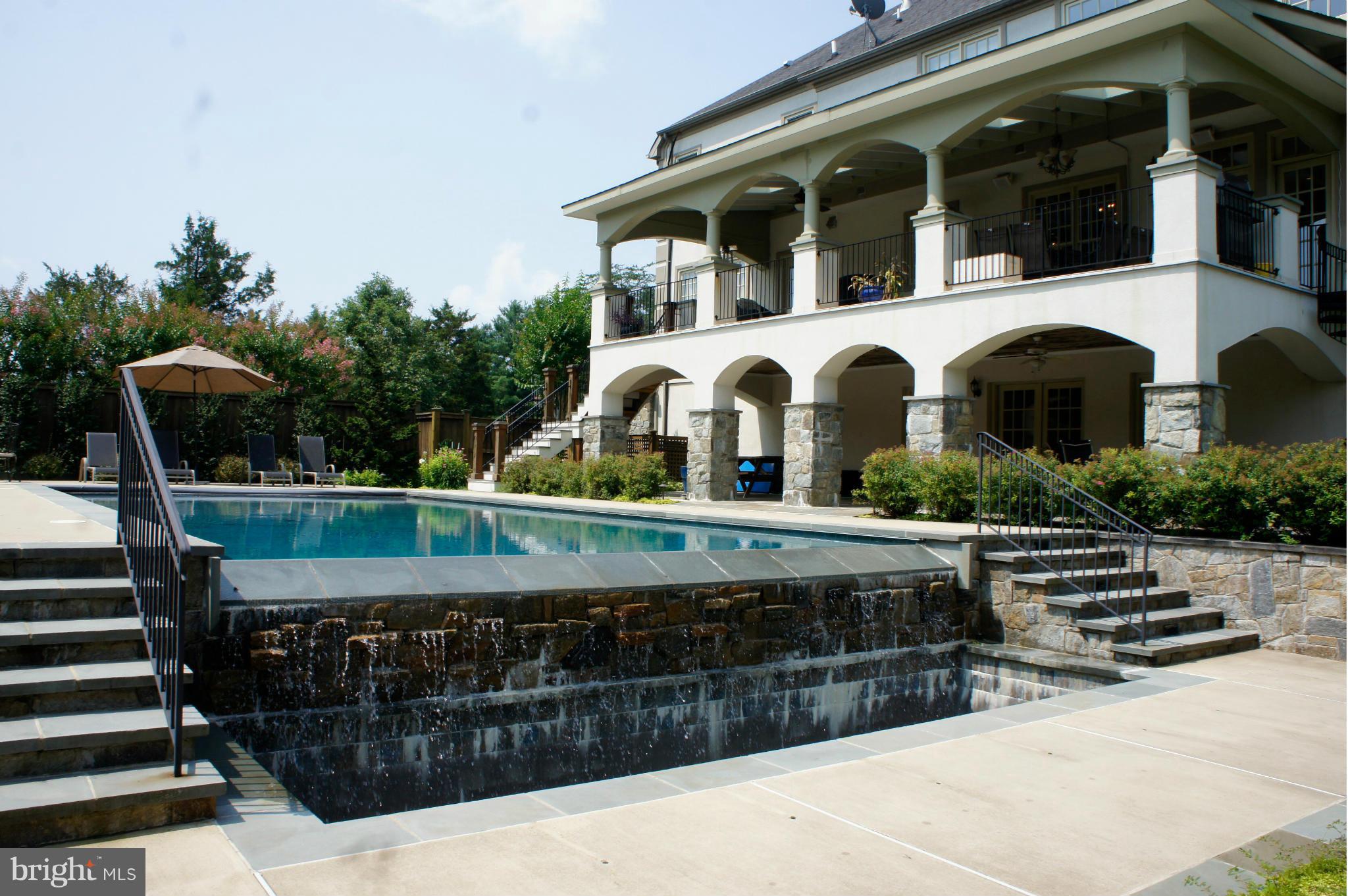 13501 Esworthy Road Darnestown, MD 20874 - Photo 21 of 30 Infinity Pool and Rear Elevation