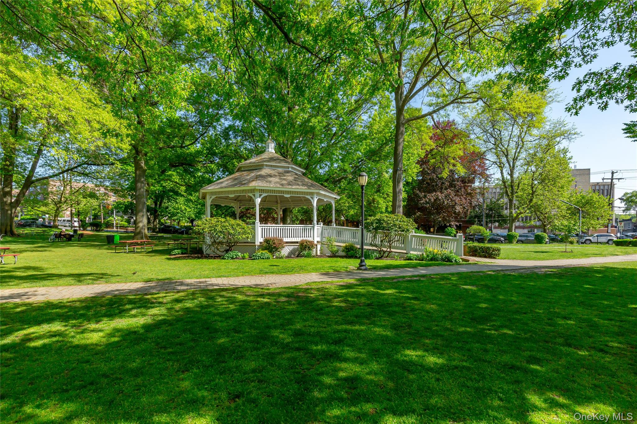 25 Park Place, Unit 2G Great Neck, NY 11021 - Photo 17 of 20 a view of a park with large trees